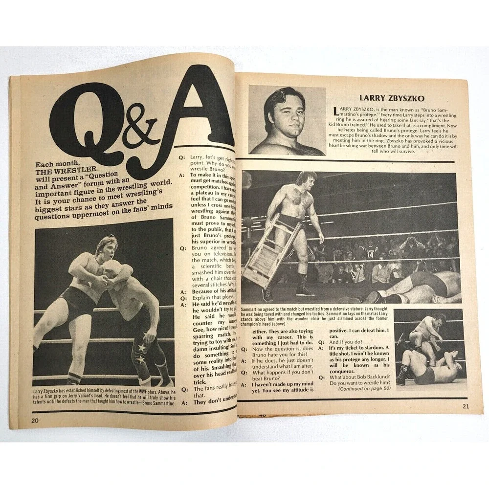 THE WRESTLER - MAY 1980 / BRUNO SAMMARTINO / ANDRE THE GIANT / RIC‎ FLAIR / AWA